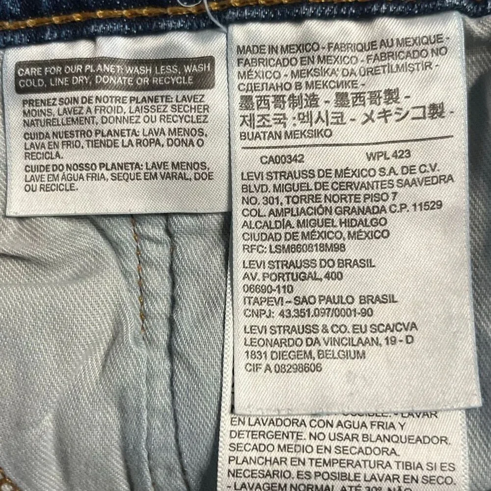 Levi’s 505 Classic Straight Fit Blue Jeans Tagged 32/32